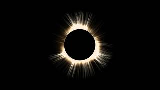 A solar eclipse loop, 16 seconds, no narration