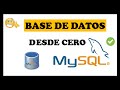 ▶️ Crear BASE DE DATOS en MYSQL Desde Cero ✔️