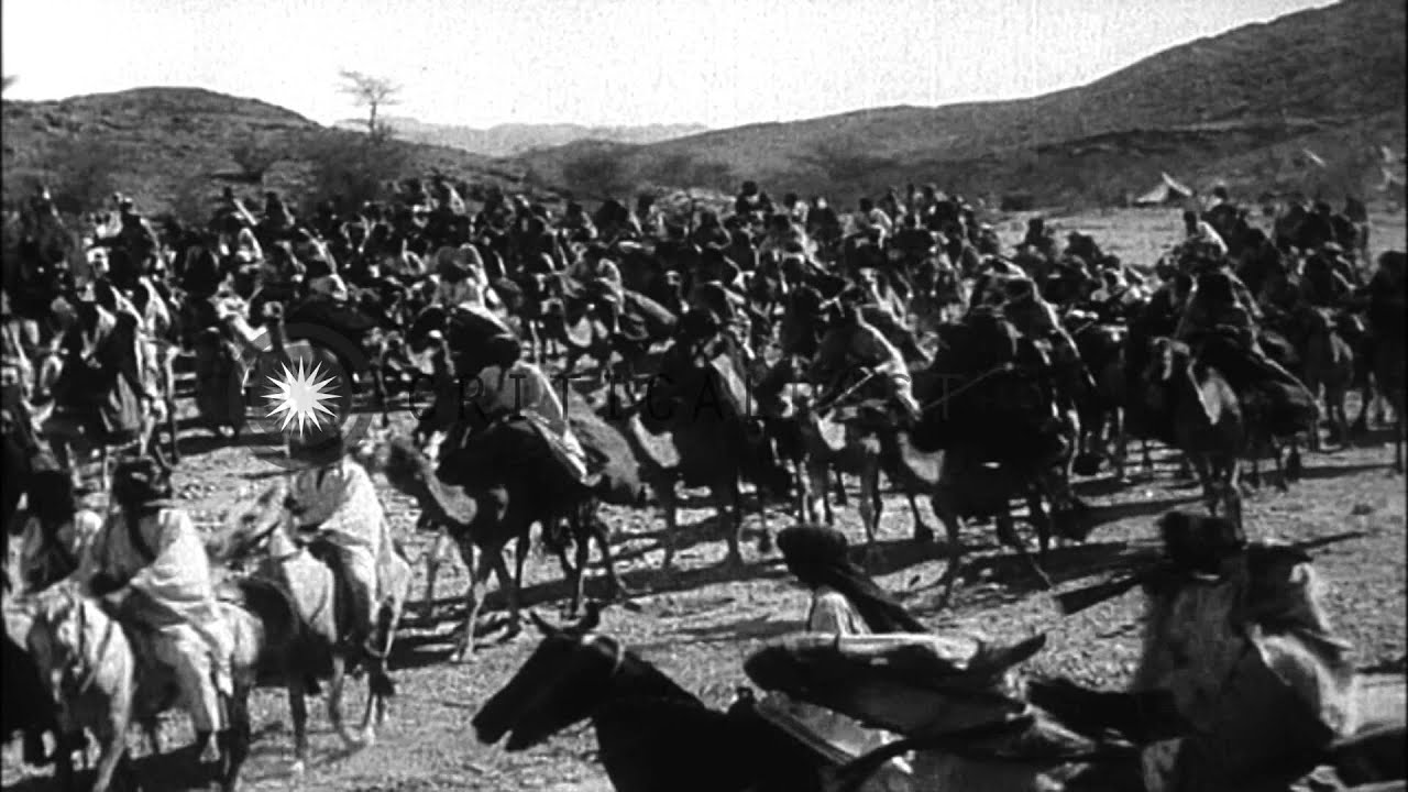 The Arab revolt against the Turks during World War I HD Stock Footage
