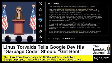 Linus Torvalds Tells Google Dev His "Garbage Code" Should "Get Bent"