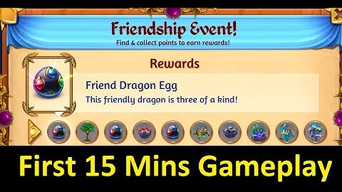 Merge Dragons Friendship Event Part 1 - First 15 Mins Gameplay
