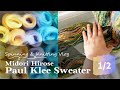 ３ヶ月半かけたセーター、最後に待っていた結末 | パウルクレーセーター | Yarn Spinning & Knitting Vlog 1/2