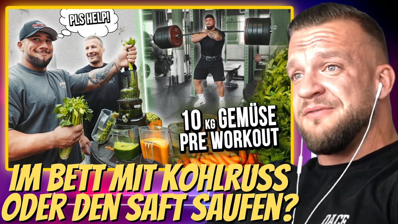 Stephan ist komplett schmerzfrei! 10Kg Gemüse begeistern Leon garnicht! Live Reaktion WIlliam