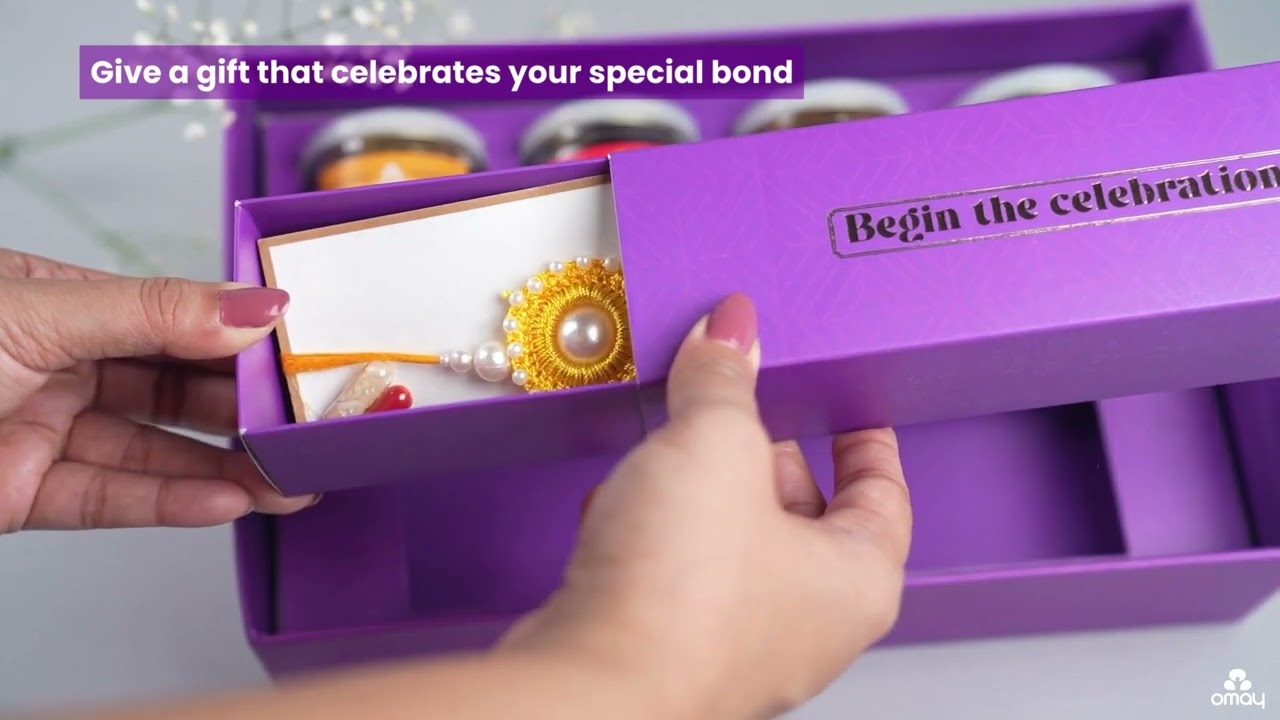 Healthy Indulgence Rakhi Gift Box I Rakhi Gift for Brother