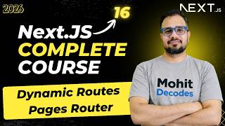 NextJS Tutorial #49 - Dynamic Routes in Next.js Pages Router
