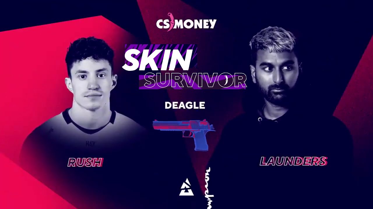 Rush join Launders for a game of CS:GO Skin Survivor! Which Deagle skin ...