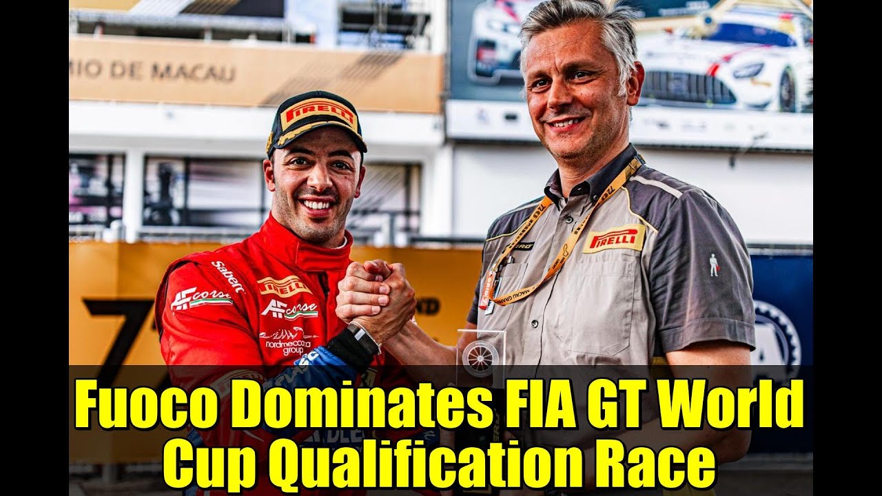 Fuoco доминирует в квалификационной гонке FIA GT World Cup | Pirelli завоевал поул-позицию!