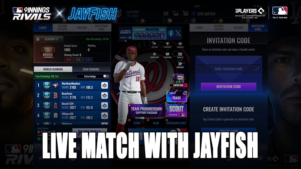 MLB 9 Innings Rivals | It's a LIVE MATCH time! | Live Stream ...
