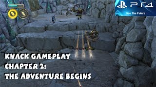 Knack Gameplay Chapter 2-1 The Adventure Begins 1080P HD PS4