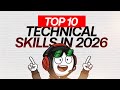Top 10 Technical Skills GUARANTEED to CHANGE YOUR LIFE in 2026 | High Paying Skills | Tech Jobs