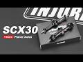INJORA +3mm Planet Axles with Brass Steering Knuckles for 1/30 Axial SCX30