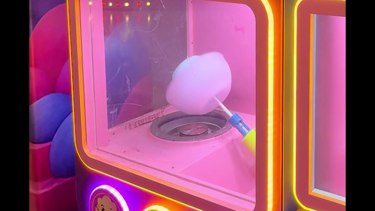 Full automatic Cotton candy machine in liege 