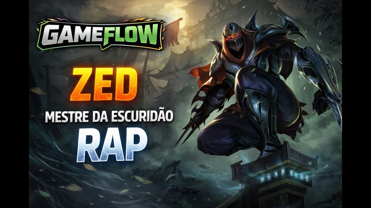 Zed - Mestre da Escuridão | Rap | League of Legends | GameFlow