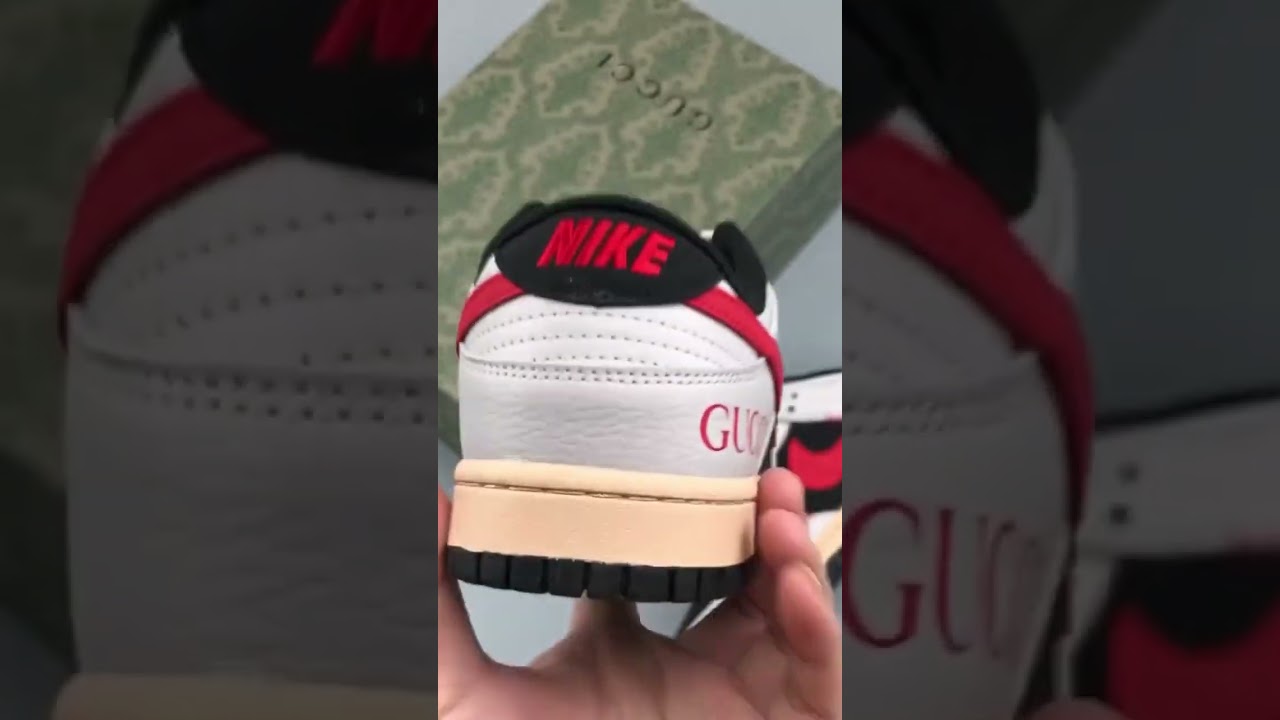 Nike SB Dunk Low x GUCCI Gray Black Red Hook 