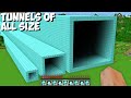 It is ARCANE TUNNELS of ALL SIZE in Minecraft ! SMALLEST OR BIGGEST TUNNEL !