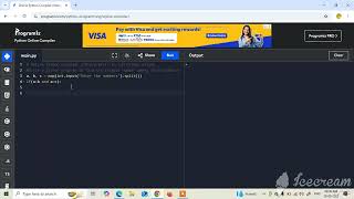 Python program to find Largest among three Numbers