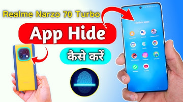 Realme narzo 70 turbo 5g me app hide kaise kare | Hide App In Realme narzo 70 turbo 5g | Realme