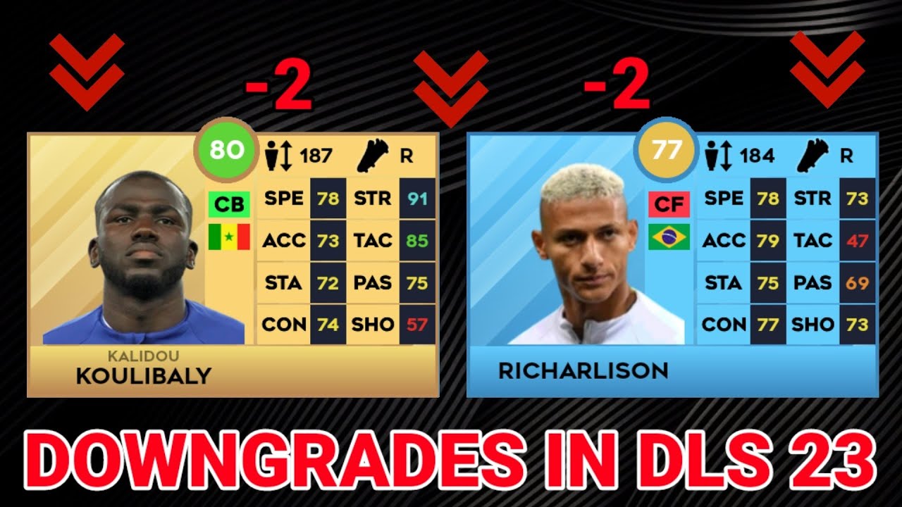 DLS 23 | BIGGEST DOWNGRADES PLAYERS | DREAM LEAGUE SOCCER 2023 - PART 2