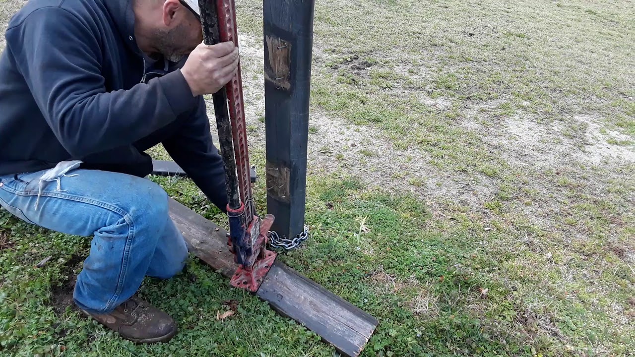 Removing Stubborn Fence Posts With My Hi Lift Jack YouTube removing-stubborn-fence-posts-with-my-hi-lift-jack-youtube
