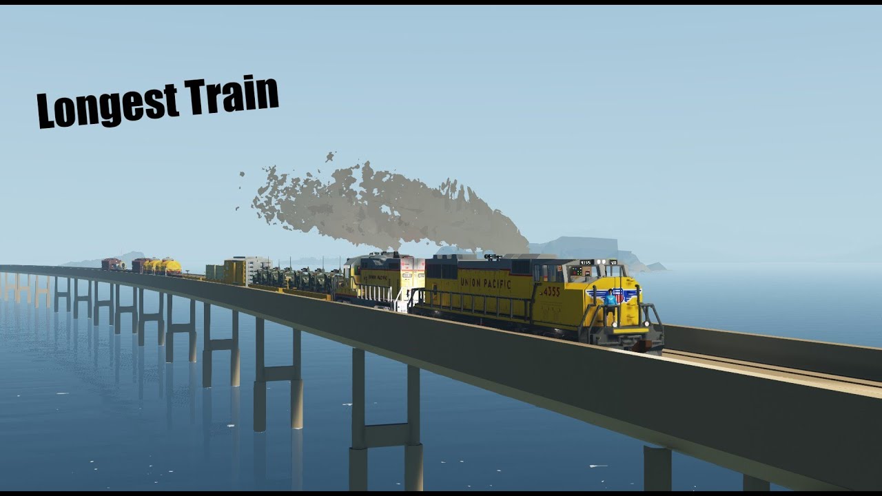 The Longest Freight Train In Stormworks YouTube
