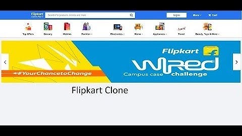 Flipkart clone using HTML and CSS #webdevelopment | Source code in Description