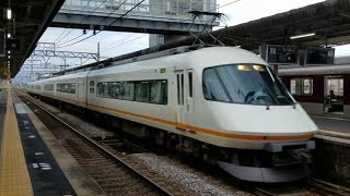 近鉄21000系アーバンライナーplus(21011F)特急大阪難波行き　名古屋線伊勢若松通過