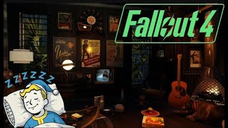 Vintage Atomic Fallout 4 ☢️🌴 | Cooper Howard’s California Bunker, Thunderstorm & Nuke Films