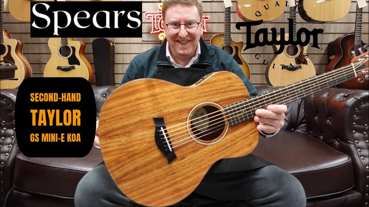 Second Hand Taylor GS Mini-e Koa Electro Acoustic Guitar