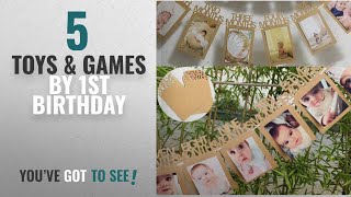 Top 10 1St Birthday Toys & Games [2018]: 1st Birthday Bunting Garland Banner Baby Growth Record 1-12 screenshot 1