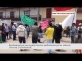 Marcha pacífica por paro agrario en Chocontá