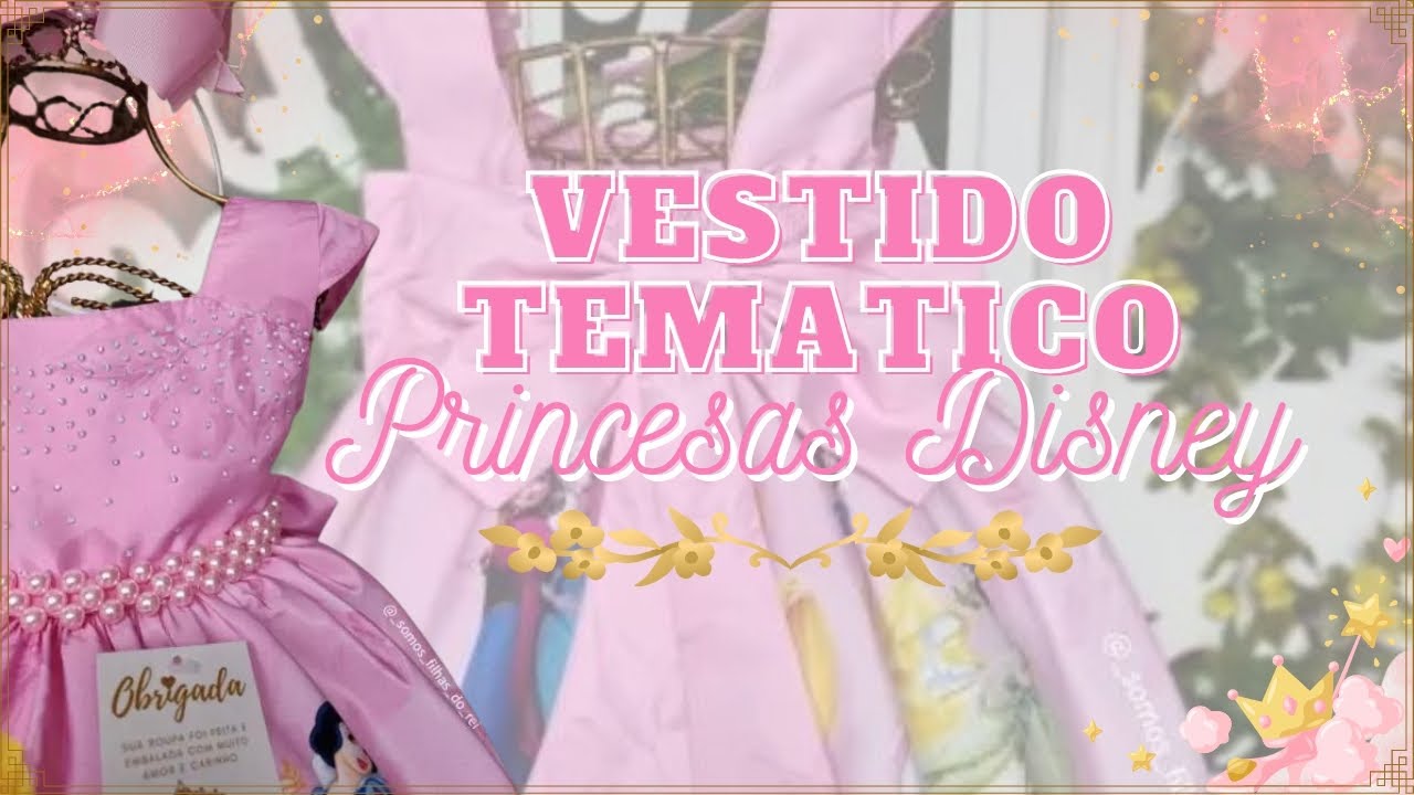 Vestido Temático Princesa Sofia Rosa
