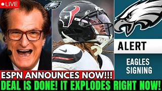TOTAL SURPRISE 2 STARS HAVE JUST ARRIVED TO SIGN WITH THE EAGLES ESPN CONFIRMS IT NOW