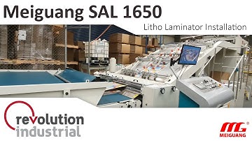 Meiguang SAL 1650 Servo Sheet Registration Litho Laminator
