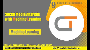 Social Media Analysis with Machine Learning | Cloud Technologies | IEEE Projects Hyderabad
