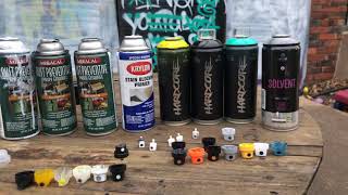 Graffiti fat cap test on Montana Hardcore