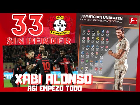 XABI ALONSO HOMBRE RÉCORD EN EL FÚTBOL ALEMÁN. 33 SIN PERDER. ASÍ EMPEZÓ TODO CON EL LEVERKUSEN