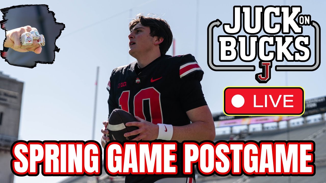 LIVE: OHIO STATE SPRING GAME POST GAME - YouTube