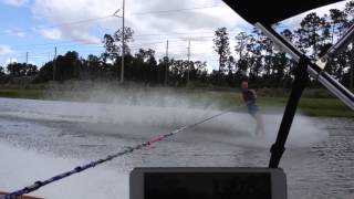 Andy Mapple Skis His Course In Orlando, Fl