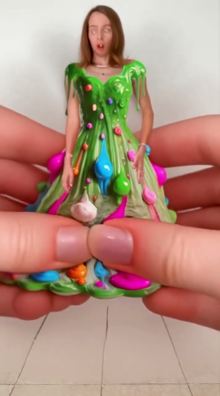 I Became Squishy Slime toy (P2590) #handmade #fry #squishy #fufusquishy