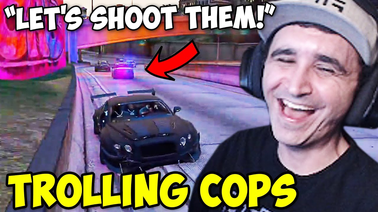 Summit1g TROLLS COPS In HILARIOUS SBS Chase & BLASTS THEM!