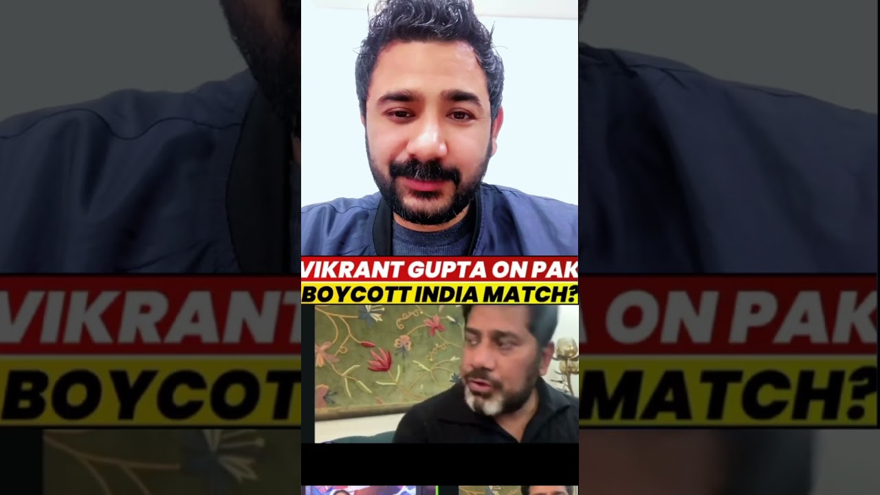 Vikrant Gupta Reaction on Pakistan Boycott vs India Match |