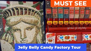 Jelly Belly Candy Factory Tour - Jelly Belly Tour Video !Amazing!
