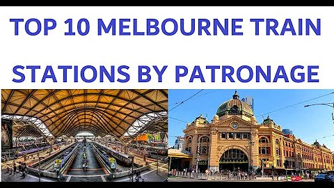 Top 10 Melbourne Train Stations with Highest Patronage (2005-2019)