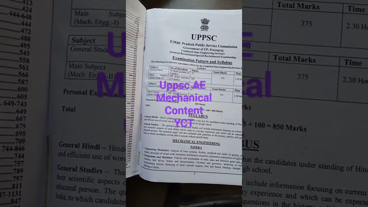 UPPSC Mechanical AE: The Ultimate Guide to Success