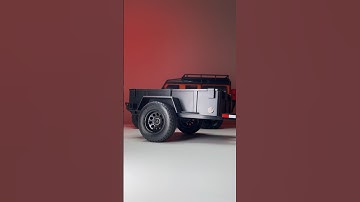 Utility Trailer for TRX4m by TRAXXAS RC Land Rover Defender 1/18 scale #rccar #traxxas #trx4defender