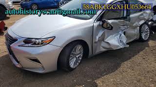 58ABK1GGXHU053664 Lexus Es 350 2017