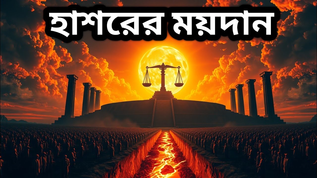  হাশরের ময়দানের দৃশ্য । কিয়ামত এর দিন