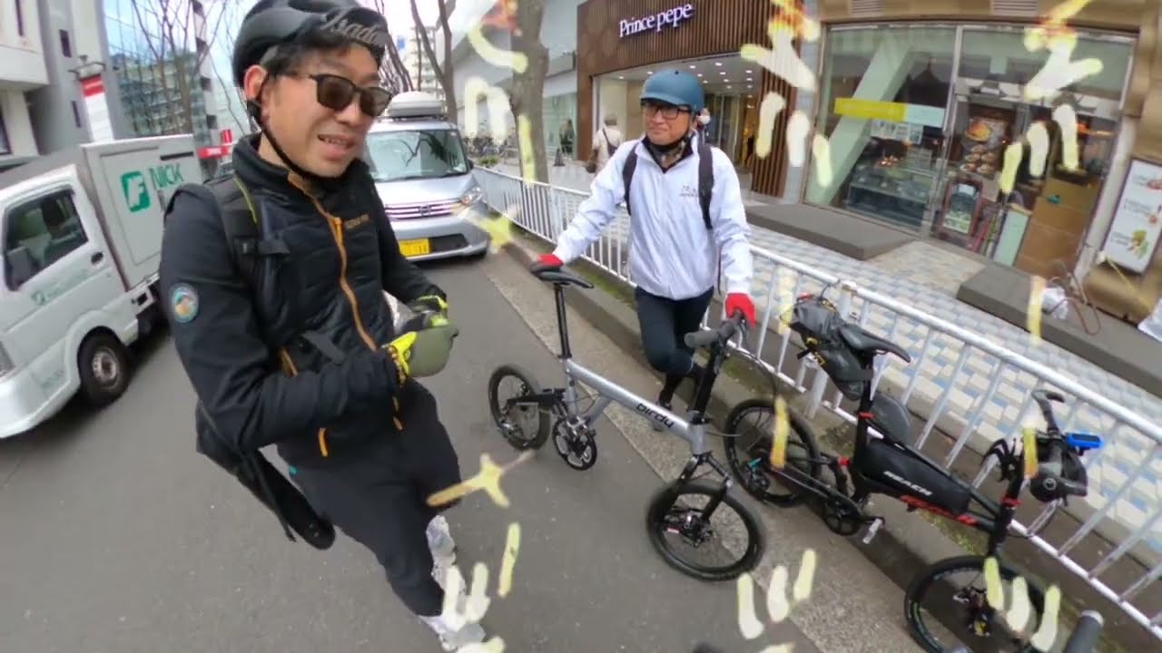 20230214Vlog Pacific Cycles Japan 鈴木さんガイド横浜サイクリングReach, Tyrell Ive, birdy Classic EVO  輪行