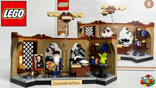 LEGO GWP 40902 Tribute to Leonardo da Vinci - Stop Motion Capture Set Build