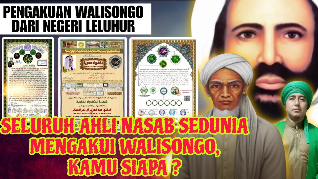 PENGAKUAN WALISONGO DARI NEGERI LELUHUR‼️| SELURUH AHLI NASAB SEDUNIA MENGAKUI WALISONGO, KAMU SIAPA